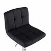 2x Chrome & Height Adjust Swivel Faux Leather Kitchen Breakfast Bar Stool