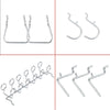 100x Display Looped Peg board Hooks Fits Retail Shop Board Hanging Hanger