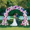 Extra Large Circle Balloon Arch Wedding Column Backdrop Stand Frame Kit 4.3x2.6M