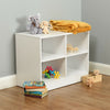White Kids Bedroom Storage Unit Toy Tidy Childrens Playroom Shelves