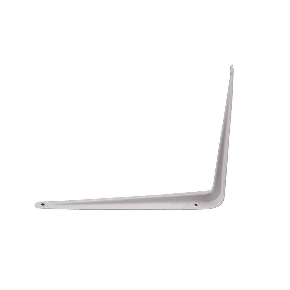Pack 24 SHELF BRACKETS WHITE CHOICE OF SIZES LONDON PATTERN METAL, FOR SHELVING