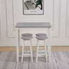 Pine Wood Dining Set in Table+ 4 Chairs Stools Grey/White Kitchen Home Furniture