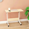 Movable Computer Desk with 4 Wheels Adjustable PC Laptop Table Home Office Study