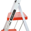 2/3 Step Ladders Portable Compact Folding Metal Ladder Stool Heavy Duty Steel