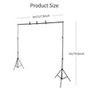Photography Adjustable 10Ft Background Support Stand Backdrop Stand & Carry Bag