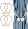 2X Strong Magnetic Curtain Tie Backs Buckle Clips Holdbacks Rope Tiebacks Home