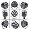 Black 12 LED UV Light DMX Stage Par Lighting Disco Bar DJ Light Show Spotlight