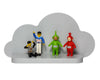 White or grey Cloud Shaped Wall Shelf Decorative Bedroom Nursery Display Unit