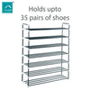 KNIGHT 3 / 5 /7 Tier Heavy Duty Metal Shoe Rack,Quick Assembly No Tools Required
