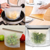 8Pc Silicone Food Storage Bag Freezer Reusable Seal Ziplock Vacuum Fresh