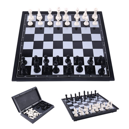 New Magnetic Folding Chess Board Portable Set High Quality Games Camping Travel