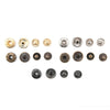 Metal 100Sets Snap Fasteners Poppers Press Stud Kit Buttons with Fixing Tools