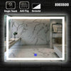 Bathroom Mirror Light up Large Wall led Mirror illuminated Heated With Bluetooth