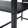 Modern 140cm Home Office Computer Desk Workstation Shelf Storage Unit Work Table