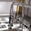 Commercial Kitchen Pre-Rinse Tap Faucet Spray Arm Takeaway w/ 7" Add-On Faucet