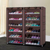 6 Tier Layer Home Shoe 36-Pair Storage Shelf Closet Rack Organizer Shoe Cabinet