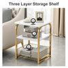 3Tier Sofa Side End Tea Coffee Table Shelf Console Tray Storage Rack Living Room