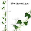 Artificial Ivy Leaf Garland Fairy Lights Outdoor Solar Garden Lights Wedding Dec
