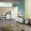 6 Drawer Bedroom Cabinet Chest of Drawers White and Oak