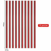 10x Auto Car Accessories Air Conditioner Outlet Decoration Strip Universal RED