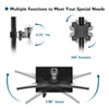 Single Arm Monitor Stand for 13-32 Inch Screen Height Adjustable Tilt Swivel