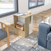 Small Side Table End Table Storage Tea Table Nightstand Living Room Bedroom Oak