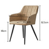 2 Pcs Dining Chairs Armchair PU / Velvet Kitchen Dining Room Restaurant Office