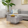 Coffee Table Concrete Grey Living Room Furniture Stand