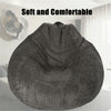 Adult Soft Snugly Chair Bean Bag Cover Highback Gaming Beanbag Seat