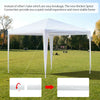 3x3m Party Tent Marquee Gazebo Garden Patio Wedding Canopy Waterproof Heavy Duty