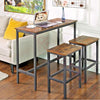 Industrial Bar Table Breakfast Kitchen Dining Room Furniture Vintage Retro Tall