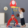 4-in-1 Kids Basketball Stand Sport Activity Center Ball Games Basketball Hoop UK