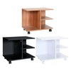 Rolling Printer CPU Cart Stand Open Shelves Storage Cabinet Utility Home Office