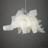 Children's Dinosaur 3D White Bedroom Nursery White Plastic Shade Stegosaurus