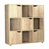 Wooden 9 Cube 5 Doors Storage Unit Cupboard Bookcase Shelving Display Shelves