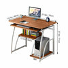 Office Home PC Computer Desk Writing Study Table Workstation Shelf Furniture
