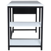 120x60cm Computer Desk with Storage Shelves Home Office Study Writing Work Table