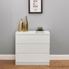 MODERN - White Chest Of Drawers Bedroom Furniture Storage Bedside 2-6 Draws UK