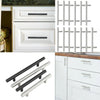 10X Kitchen Cupboard Draw Cabinet Unit Door Handle Brushed Stainless Steel