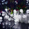 100LED SOLAR POWERED RETRO BULB STRING LIGHTS&GARDEN OUTDOOR FAIRY SUMMER LAMP