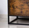 Vintage Industrial Side Table 1 Drawer Shelf Storage Cabinet Console Furniture