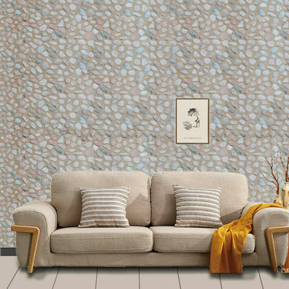 10M 3D Brick Effect Wallpaper Realistic Cobblestone Self-adhesive Textured Decor