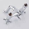 Chrome Traditional Bath Filler Shower Mixer Tap with Handset Bathroom Taps