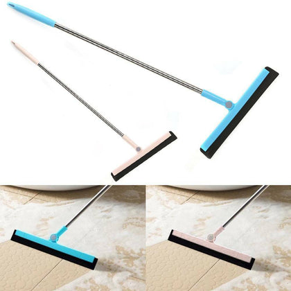 Floor Squeegee Shower Wet Room Tile Cleaning Foam Wiper Blade Telescopic Handle