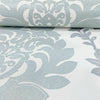 Damask Pattern Wallpaper Floral Leaf Glitter Motif Embossed Vinyl