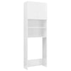 Bathroom Cabinet Chipboard Cupboard Rack Storage Shelf High Gloss White