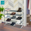 KNIGHT 3 / 5 /7 Tier Heavy Duty Metal Shoe Rack,Quick Assembly No Tools Required