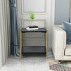 2 Tier Beside Table Sofa Side End Table Coffee Table Marble Effect Living Room