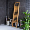 Bamboo Bathtub Tray Bath Table Bathroom Storage Rack Soap Wine Glass Organizer