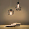 Industrial Geometric Ceiling Pendant Light Shade Retro Metal Cage Lampshade E27